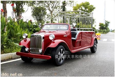  湖南电动观光车厂家定制旅游观光车改装演艺车观老爷车巡游车